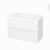 Meuble De Salle De Bains Plan Vasque Vala Static Blanc 2 Tiroirs Cotes Decors L1005 X H712 X P505 Cm