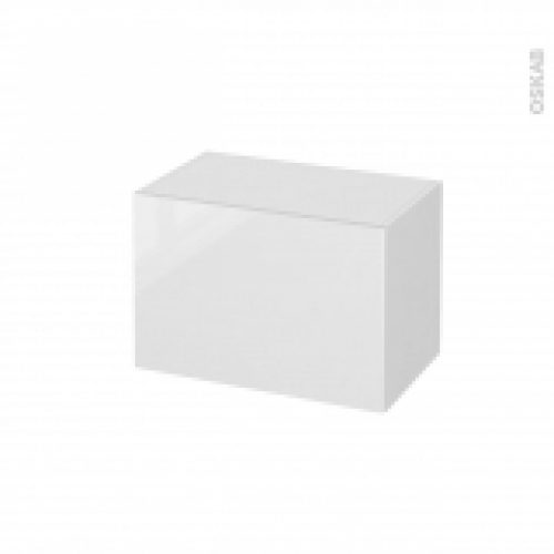 Meuble De Salle De Bains Rangement Bas Bora Blanc 1 Porte L60 X H41 X P37 Cm