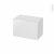 Meuble De Salle De Bains Rangement Bas Bora Blanc 1 Porte L60 X H41 X P37 Cm