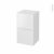 Meuble De Salle De Bains Rangement Bas Bora Blanc 2 Tiroirs 1 Tiroir A L Anglaise L40 X H70 X P37 Cm