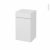 Meuble De Salle De Bains Rangement Bas Ginko Blanc 1 Porte 1 Tiroir L40 X H70 X P37 Cm