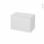 Meuble De Salle De Bains Rangement Bas Ginko Blanc 1 Porte L60 X H41 X P37 Cm