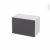 Meuble De Salle De Bains Rangement Bas Ginko Gris 1 Porte L60 X H41 X P37 Cm