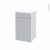 Meuble De Salle De Bains Rangement Bas Hoda Beton 1 Porte 1 Tiroir L40 X H70 X P37 Cm