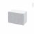 Meuble De Salle De Bains Rangement Bas Hoda Beton 1 Porte L60 X H41 X P37 Cm