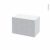 Meuble De Salle De Bains Rangement Bas Hoda Beton 1 Tiroir L60 X H41 X P37 Cm