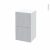 Meuble De Salle De Bains Rangement Bas Hoda Beton 2 Tiroirs L40 X H70 X P37 Cm