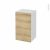 Meuble De Salle De Bains Rangement Bas Hosta Chene Naturel 1 Porte L40 X H70 X P37 Cm