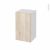 Meuble De Salle De Bains Rangement Bas Ikoro Chene Clair 1 Porte L40 X H70 X P37 Cm