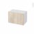 Meuble De Salle De Bains Rangement Bas Ikoro Chene Clair 1 Tiroir L60 X H41 X P37 Cm