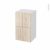 Meuble De Salle De Bains Rangement Bas Ikoro Chene Clair 2 Tiroirs 1 Tiroir A L Anglaise L40 X H70 X P37 Cm