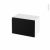 Meuble De Salle De Bains Rangement Bas Ipoma Noir Mat 1 Porte L60 X H41 X P37 Cm