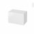 Meuble De Salle De Bains Rangement Bas Iris Blanc 1 Porte L60 X H41 X P37 Cm