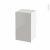 Meuble De Salle De Bains Rangement Bas Ivia Gris 1 Porte L40 X H70 X P37 Cm