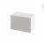 Meuble De Salle De Bains Rangement Bas Ivia Gris 1 Porte L60 X H41 X P37 Cm