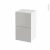 Meuble De Salle De Bains Rangement Bas Ivia Gris 2 Tiroirs L40 X H70 X P37 Cm