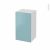 Meuble De Salle De Bains Rangement Bas Keria Bleu 1 Porte L40 X H70 X P37 Cm