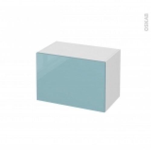 Meuble De Salle De Bains Rangement Bas Keria Bleu 1 Porte L60 X H41 X P37 Cm