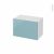 Meuble De Salle De Bains Rangement Bas Keria Bleu 1 Porte L60 X H41 X P37 Cm