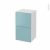 Meuble De Salle De Bains Rangement Bas Keria Bleu 2 Tiroirs L40 X H70 X P37 Cm