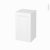 Meuble De Salle De Bains Rangement Bas Static Blanc 1 Porte L40 X H70 X P37 Cm