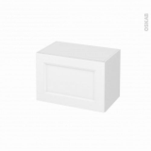 Meuble De Salle De Bains Rangement Bas Static Blanc 1 Tiroir L60 X H41 X P37 Cm