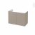 Meuble De Salle De Bains Sous Vasque Ginko Taupe 2 Portes Cotes Decors L80 X H57 X P40 Cm