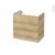 Meuble De Salle De Bains Sous Vasque Hosta Chene Naturel 1 Porte Cotes Decors L60 X H57 X P40 Cm