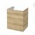 Meuble De Salle De Bains Sous Vasque Hosta Chene Naturel 2 Tiroirs Cotes Decors L60 X H70 X P50 Cm