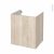 Meuble De Salle De Bains Sous Vasque Ikoro Chene Clair 2 Portes Cotes Decors L60 X H70 X P50 Cm