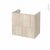 Meuble De Salle De Bains Sous Vasque Ikoro Chene Clair 2 Tiroirs Cotes Decors L60 X H57 X P40 Cm