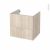 Meuble De Salle De Bains Sous Vasque Ikoro Chene Clair 2 Tiroirs Cotes Decors L60 X H57 X P50 Cm