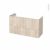 Meuble De Salle De Bains Sous Vasque Ikoro Chene Clair 2 Tiroirs Cotes Decors L100 X H57 X P40 Cm