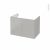 Meuble De Salle De Bains Sous Vasque Ivia Gris 2 Portes Cotes Decors L80 X H57 X P50 Cm