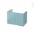 Meuble De Salle De Bains Sous Vasque Keria Bleu 2 Portes Cotes Decors L80 X H57 X P50 Cm