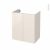 Meuble De Salle De Bains Sous Vasque Keria Ivoire 2 Portes Cotes Decors L60 X H70 X P40 Cm