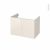 Meuble De Salle De Bains Sous Vasque Keria Ivoire 2 Portes Cotes Decors L80 X H57 X P50 Cm