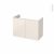 Meuble De Salle De Bains Sous Vasque Keria Ivoire 2 Portes Cotes Decors L80 X H57 X P40 Cm