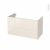 Meuble De Salle De Bains Sous Vasque Keria Ivoire 2 Tiroirs Cotes Decors L100 X H57 X P50 Cm