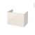 Meuble De Salle De Bains Sous Vasque Keria Ivoire 2 Tiroirs Cotes Decors L80 X H57 X P50 Cm