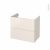 Meuble De Salle De Bains Sous Vasque Keria Ivoire 2 Tiroirs Cotes Decors L80 X H70 X P50 Cm