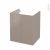 Meuble De Salle De Bains Sous Vasque Keria Moka 2 Portes Cotes Decors L60 X H70 X P50 Cm