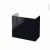 Meuble De Salle De Bains Sous Vasque Keria Noir 2 Portes Cotes Decors L80 X H70 X P40 Cm