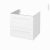 Meuble De Salle De Bains Sous Vasque Static Blanc 2 Tiroirs Cotes Decors L60 X H57 X P50 Cm