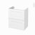 Meuble De Salle De Bains Sous Vasque Static Blanc 2 Tiroirs Cotes Decors L60 X H70 X P40 Cm