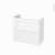 Meuble De Salle De Bains Sous Vasque Static Blanc 2 Tiroirs Cotes Decors L80 X H70 X P40 Cm