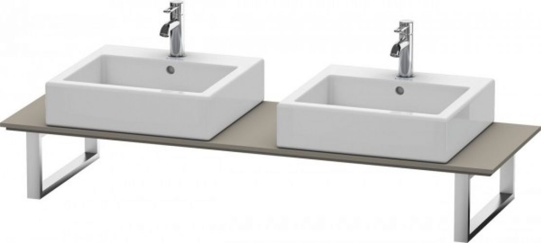 Meuble Double Vasque Duravit X-Large 550mm Pin Argent XL048C03131