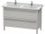 Meuble Double Vasque Duravit X-Large à poser 1200×470 mm Pin Argent XL653803131