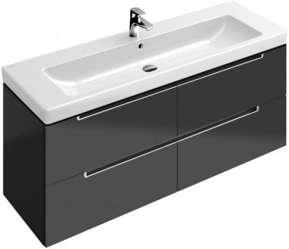 Meuble Double Vasque Villeroy et Boch Subway 2.0 sous vasque Orme Impresso A69810PN