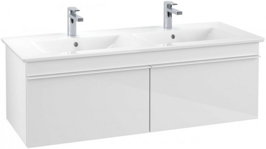 Meuble Double Vasque Villeroy et Boch Venticello 1253x420x502mm Orme Impresso A93902PN